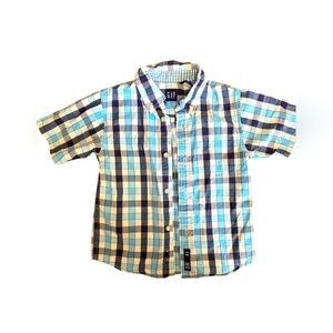 Gap Boys XXS 3 Short Sleeve Button Up Shirt